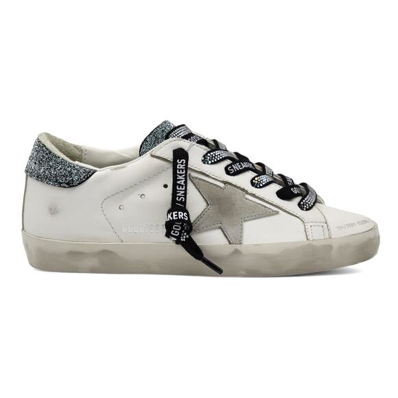 Golden Goose Super Star Classic Leather Sneakers with Swarovski Crystals - Picture 3 of 8